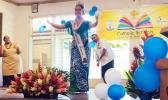 Miss American Samoa Sivas at St. Theresa Elementary School