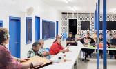 Amata with Town Hall participants