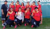 American Samoa Special Olympians with their bronze medals