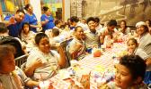 Manulele SPED students enjoying burgers at Carl's Jr.
