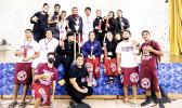 35th Annaul Secondary Speech Festival winners with trophies