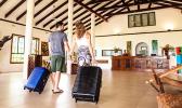 Two visitors arriving in Samoa