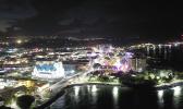 Christmas lights in downtown Apia