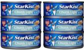 Cans of StarKist tuna