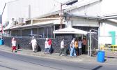 StarKist Samoa employees at gate