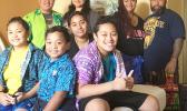 Members of the Keil and Mano families at a Honolulu hotel