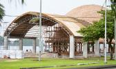 Covered extension of the Fale Samoa