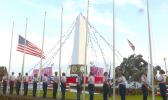 Flag raising ceremony