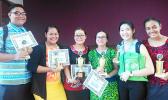  (l-r): Koneferenisi Purcell, Geraldine Ofisa, Da In Myung, Emily Kennach, Gloria Park, Sophie Young.