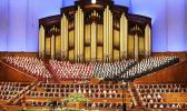 FILE - In this April 1, 2017, file photo, the Mormon Tabernacle Choir of The Church of Jesus Christ of Latter-day Saints perform in the Conference Center at the morning session of the two-day Mormon church conference in Salt Lake City. The Mormon church’s twice-a-year conference will take place this weekend amid a tumultuous political climate in the U.S. and without the participation of the religion’s 90-year-old president who is dealing with ailing health. (AP Photo/Rick Bowmer, File) FILE - In this April 1, 2017, file photo, the Mormon Tabernacle Choir of The Church of Jesus Christ of Latter-day Saints perform in the Conference Center at the morning session of the two-day Mormon church conference in Salt Lake City. The Mormon church’s twice-a-year conference will take place this weekend amid a tumultuous political climate in the U.S. and without the participation of the religion’s 90-year-old president who is dealing with ailing health. (AP Photo/Rick Bowmer, File)