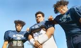  Brothers Max and Keaoni Tuitele (left-right) and cousin Kahalua (center).