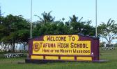 Tafuna High School sign