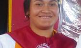 Tafuna High School class of 2018 Valedictorian, Nicole Lefetutasi Semeatu [photo: Leua Aiono Frost]