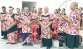 Senior citizens singing