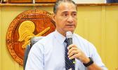 Marine and Wildlife Resources (DMWR) director, Taotasi Archie Soliai