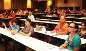 A look at the ASCC Lecture Hall during the Tatau Forum that was held yesterday morning – to officially kick of the 12th Annual Tisa’s Tattoo Festival. [photo: TG]
