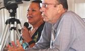 Leilua Stevenson and Steven Watso