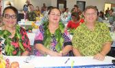 [l-r] Human Resources director Eseneiaso Liu, ASG Budget Office director Catherine A. Saelua, and Territorial Bank of American Samoa chief executive officer, Drew Roberts 