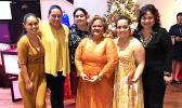 Some of the lovely ladies at the Teen Challenge holiday production