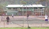 Tennis players at Lions Park
