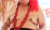Aumoeualogo Te'o J. Fuavai in his chiefly attire