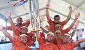 Winner of the Teuila String Band Competition: Maeva string band. 