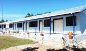 The newly reconstructed Salua Primary School