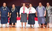  I’aulualo/Tapa’au team (far left); Nua/Satele (middle) and Lemanu/Talauega (far right)