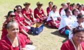 Tafuna High School performing during the 2019 Flag Day. 