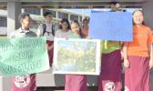 THS students supporting wetlands month