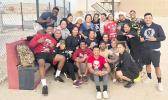 Toa o Samoa with Congresswoman Uifa’atali Amata
