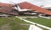 This image made from a video, shows parliament house damaged by Cyclone Gita in Nuku’alofa, Tonga Tuesday, Feb. 13, 2018. Tonga began cleaning up Tuesday after a cyclone hit overnight, while some people in the nearby Pacific nation of Fiji began preparing for the storm to hit them. (TVNZ via AP) This image made from a video, shows parliament house damaged by Cyclone Gita in Nuku’alofa, Tonga Tuesday, Feb. 13, 2018. Tonga began cleaning up Tuesday after a cyclone hit overnight, while some people in the nearby Pacific nation of Fiji began preparing for the storm to hit them. (TVNZ via AP)