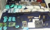 Illicit Drugs and firearms seized by police in Tonga.