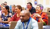 Participants at the second Pacific Tourism Insights Conference in Apia, Samoa.