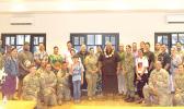 Group photo taken at Toa o Samoa town hall in Hawaii