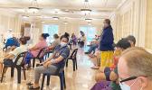 Quarntined travelers at Tradewinds Hotel