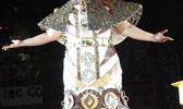 Miss American Samoa Magalita Philomena Johnson in her traditionally inspired wear