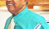ASG Treasurer Malemo L. Tausaga earlier this year following his confirmation hearing before the Senate Budget and Committee as a new member of the American Samoa Economic Development Authority (ASEDA) board of directors. He was later confirmed during the Senate session.
