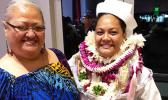 Trina Tuvale, with her aunt Petesa.