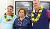 Congresswoman Aumua Amata (center) with the Director of the US Mint, David J. Ryder (right); and a US Mint staffer (left).