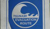 Tsunami warning sign