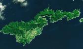 Landsat image of American Samoa’s Tutuila Island