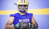 Tyrehl Vaivao, a senior at Columbia River, lives with his older brother here. But his thoughts are often with his parents in American Samoa. Vaivao’s relatives stream River’s games on Facebook Live so his father can watch in American Samoa. [The Columbian} Tyrehl Vaivao, a senior at Columbia River