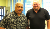 Faletoa Ulufale and Robert Fenton