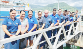 USCG with Samoan law enforcement personnel 