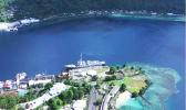 USS Sampson docing in Pago Pago harbor