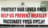 Vaccinate your child billboard in Samoa