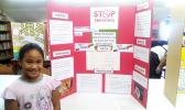 Vaiana Taufuiono Ma’o-Aab with her winning science project