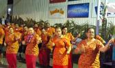 Dancers celebrating GHC Reid Vailima 40th Anniversary
