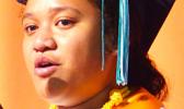 Iakina Adventist Academy class of 2018 Valedictorian, Ingrid Papalii. 